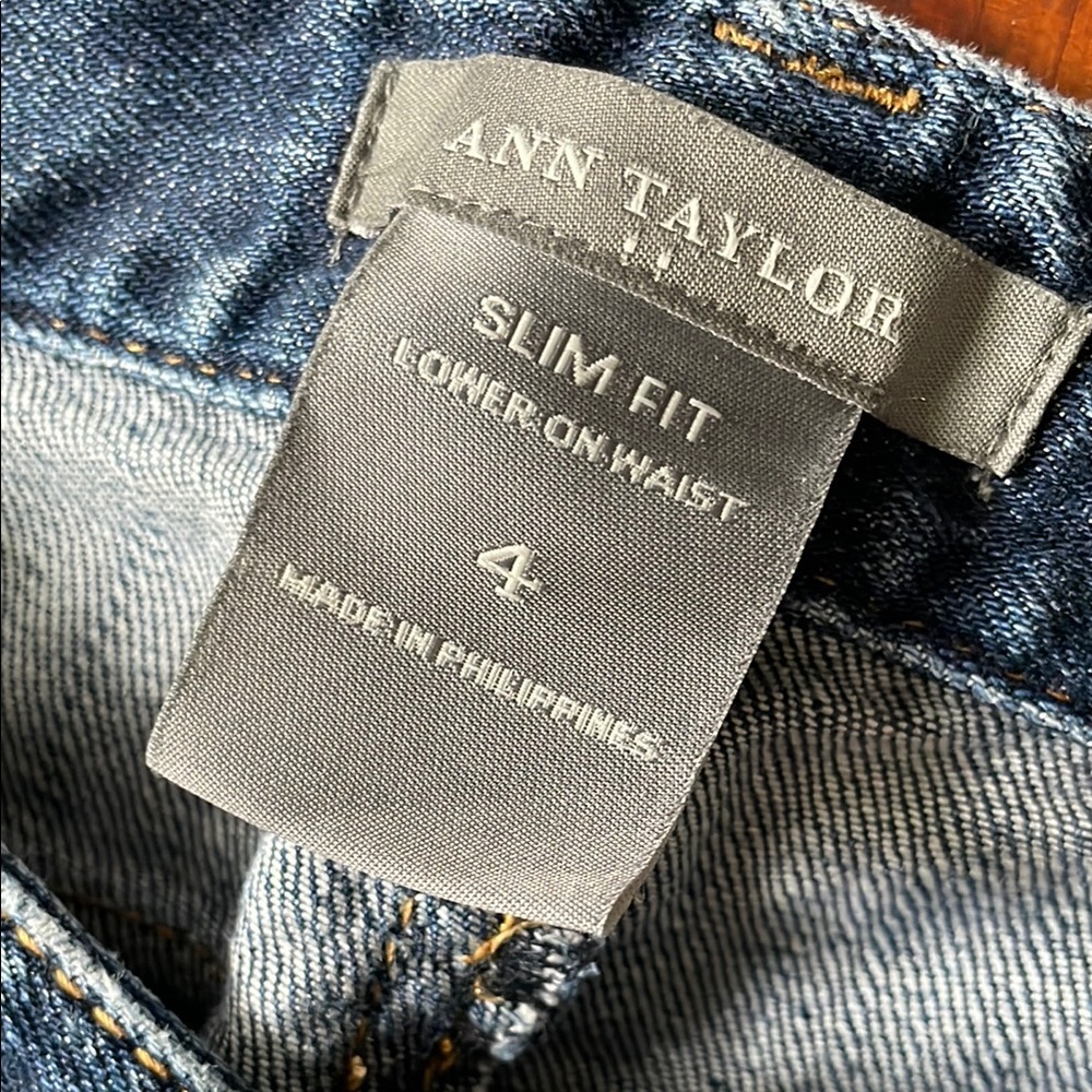 Ann Taylor Dark Blue Denim Jeans